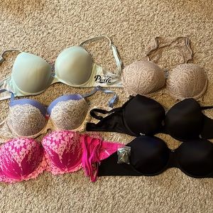 34DD Lot of Bras